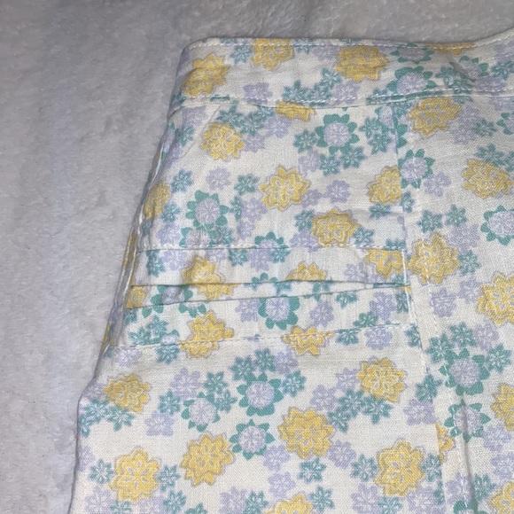 Woolrich Floral Print Linen Blend Skirt - Picture 6 of 7